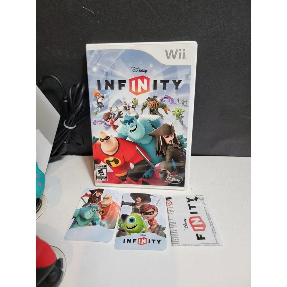 Wii Disney Infinity Games, Portal, Characters, Power Discs Mixed Lot